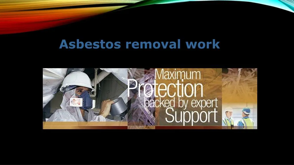 asbestos removal work n.