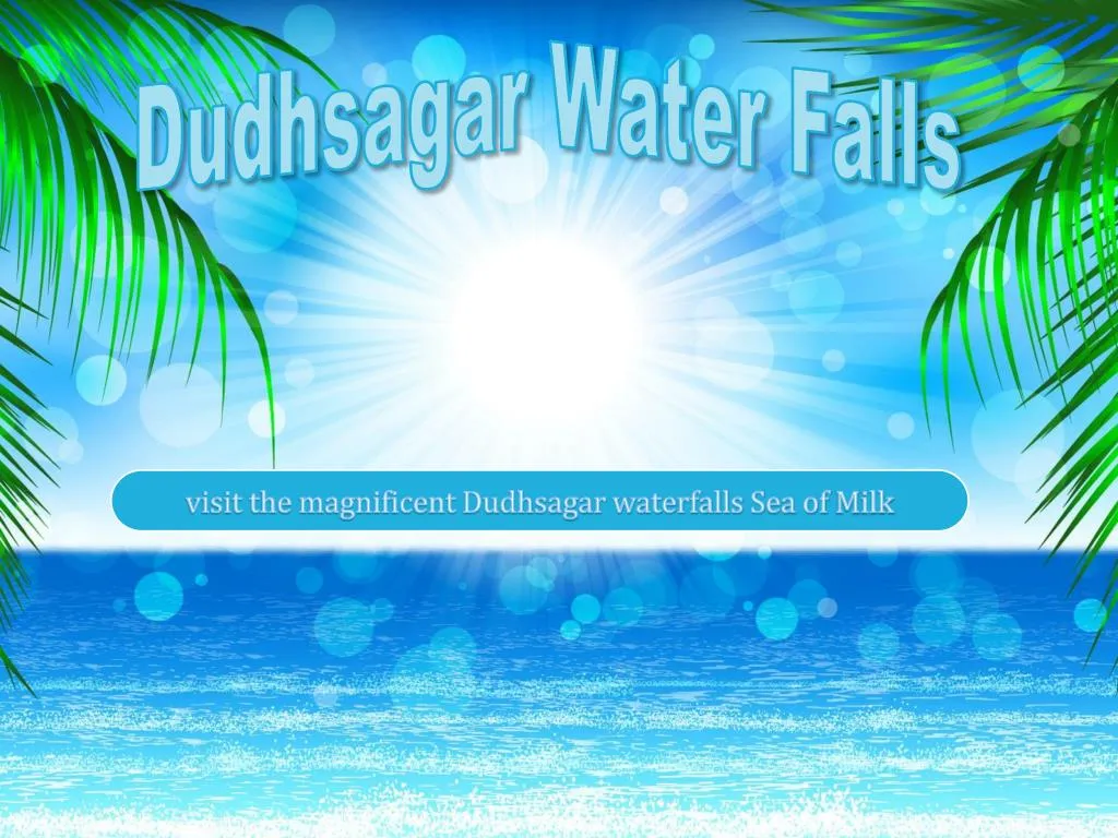 dudhsagar water falls n.