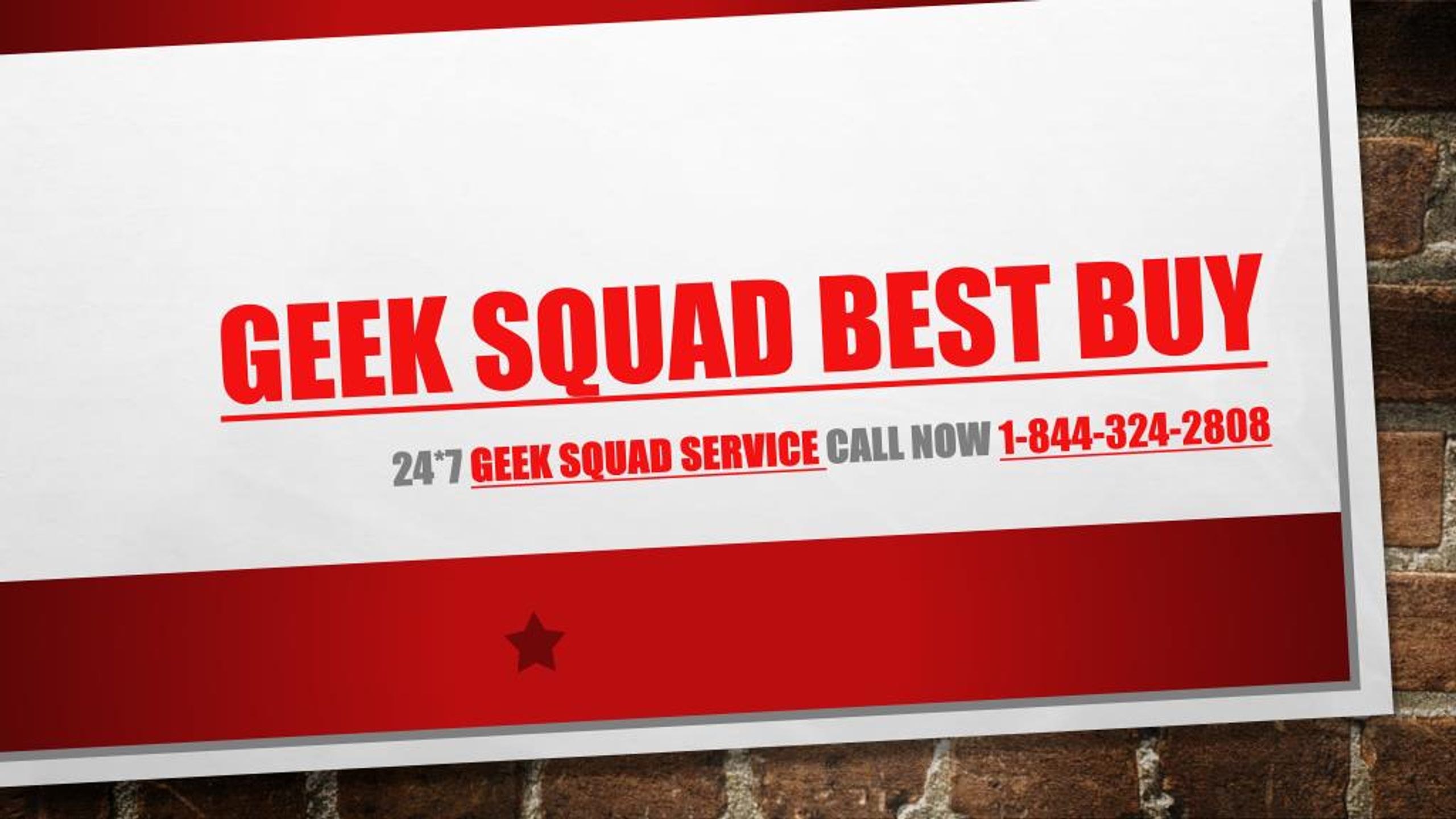 PPT Geek Squad Best Buy Geek Squad Tech Support Services 1 844 324   Geek Squad Best Buy L 