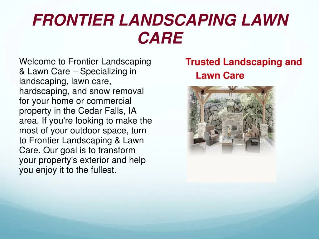 frontier landscaping lawn care n.
