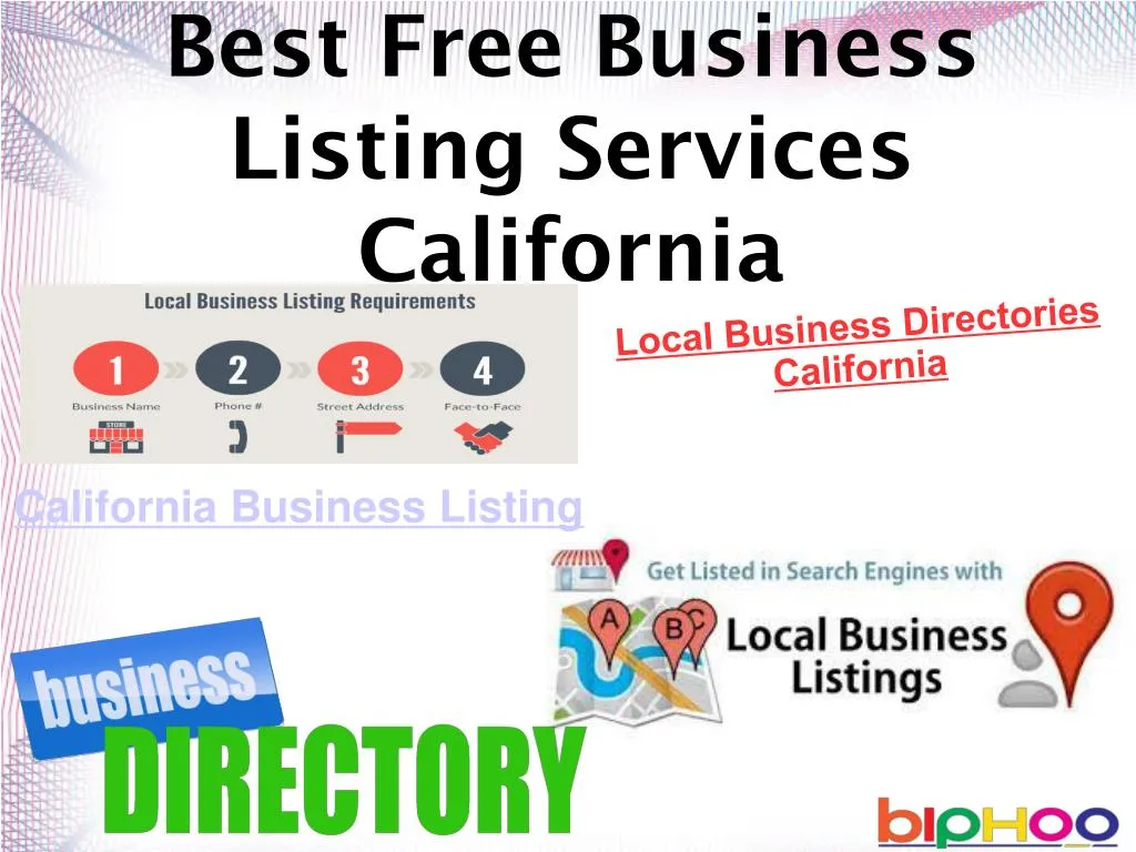 best free business listing services california n.