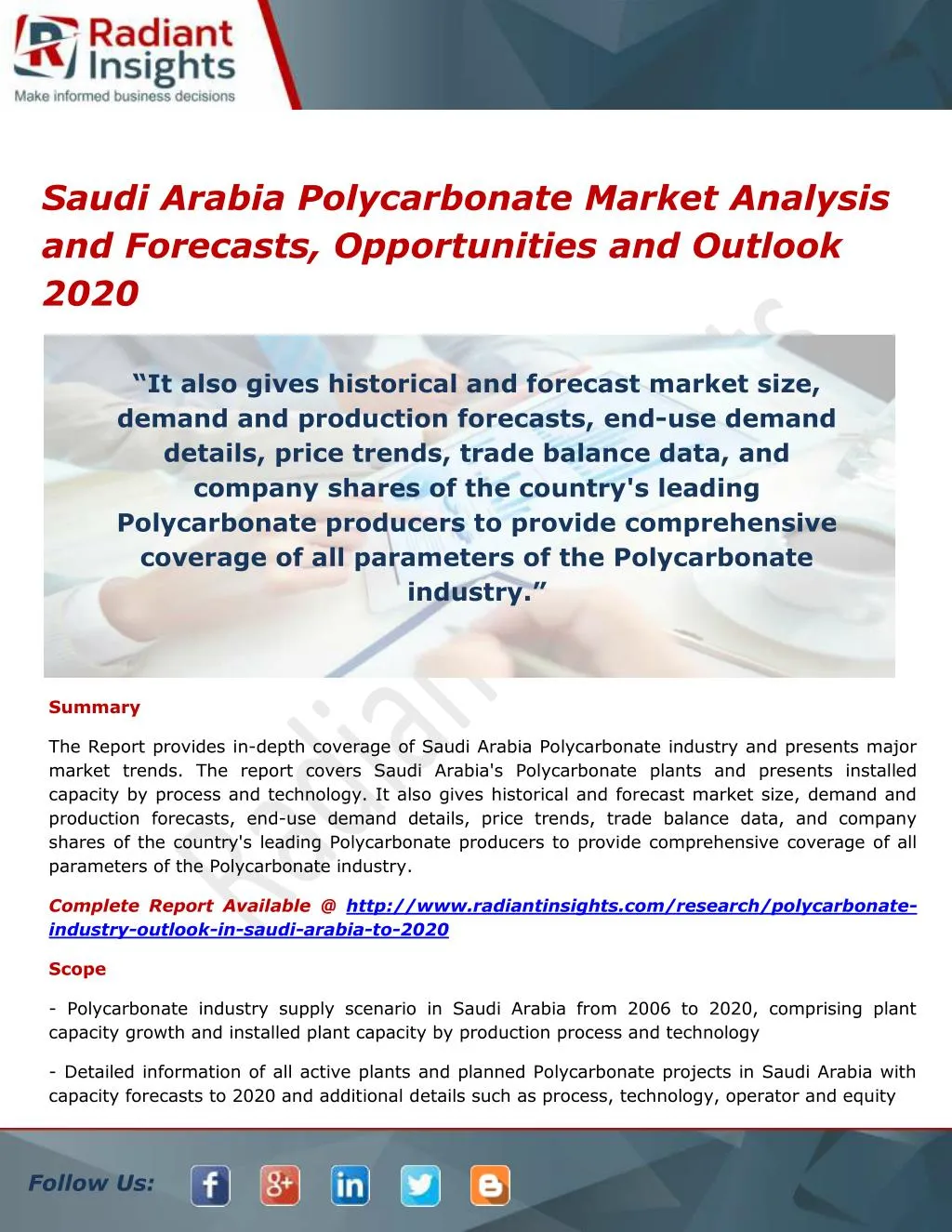 Market Analysis Saudi Arabia | www.informationsecuritysummit.org