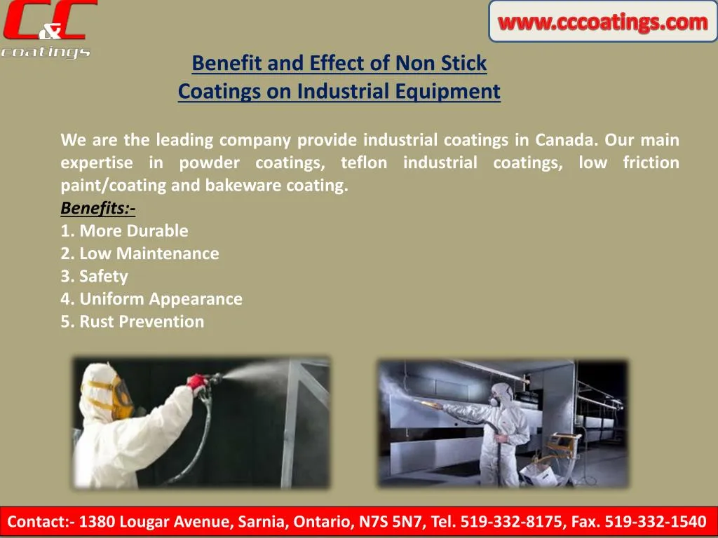 PPT Benefit and Effect of Non Stick Coatings on Industrial Equipment