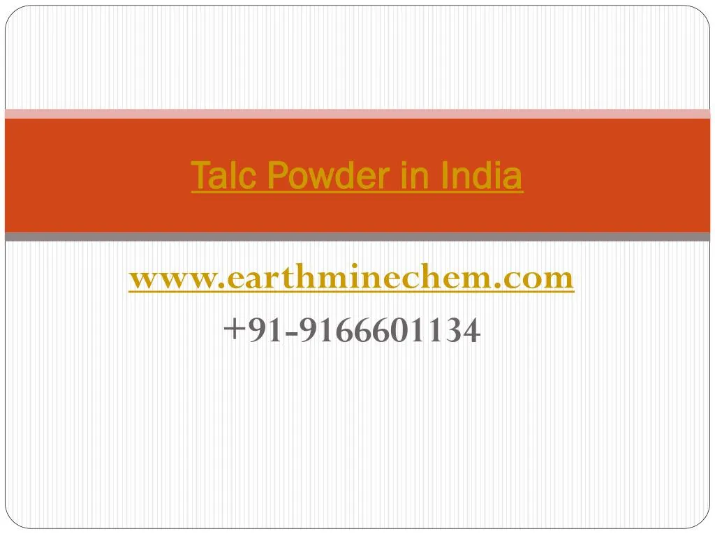 talc powder in india n.