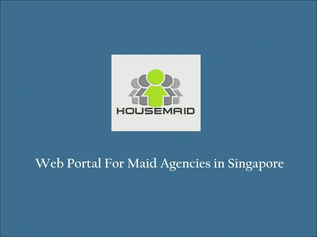 web portal for maid agencies in singapore n.