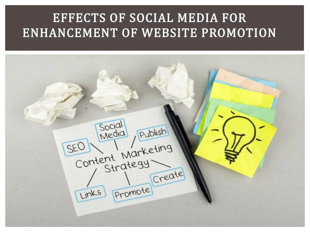 effects of social media for enhancement of website promotion n.