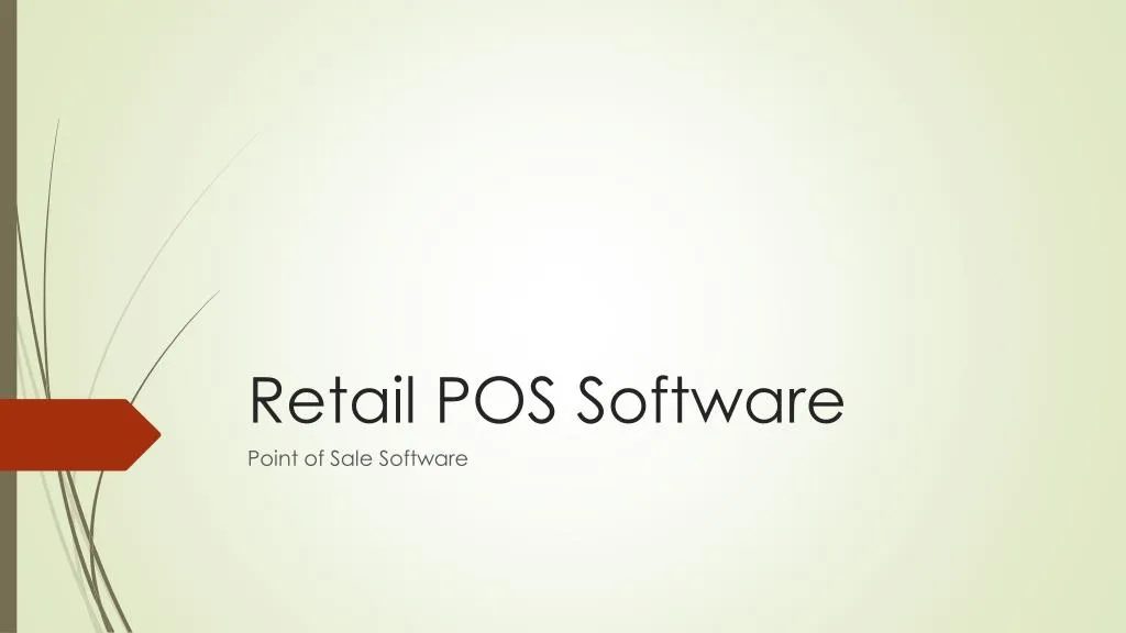 retail pos software n.