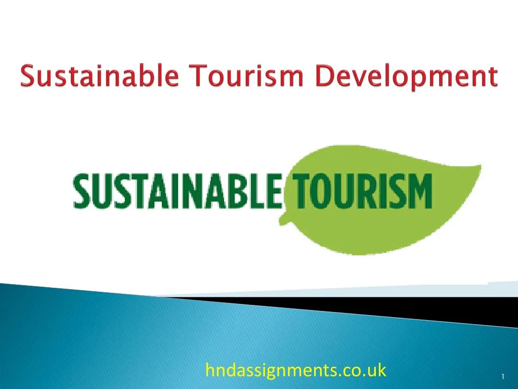 sustainable tourism development n.