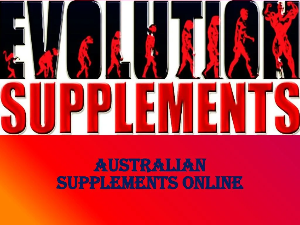 australian supplements online n.