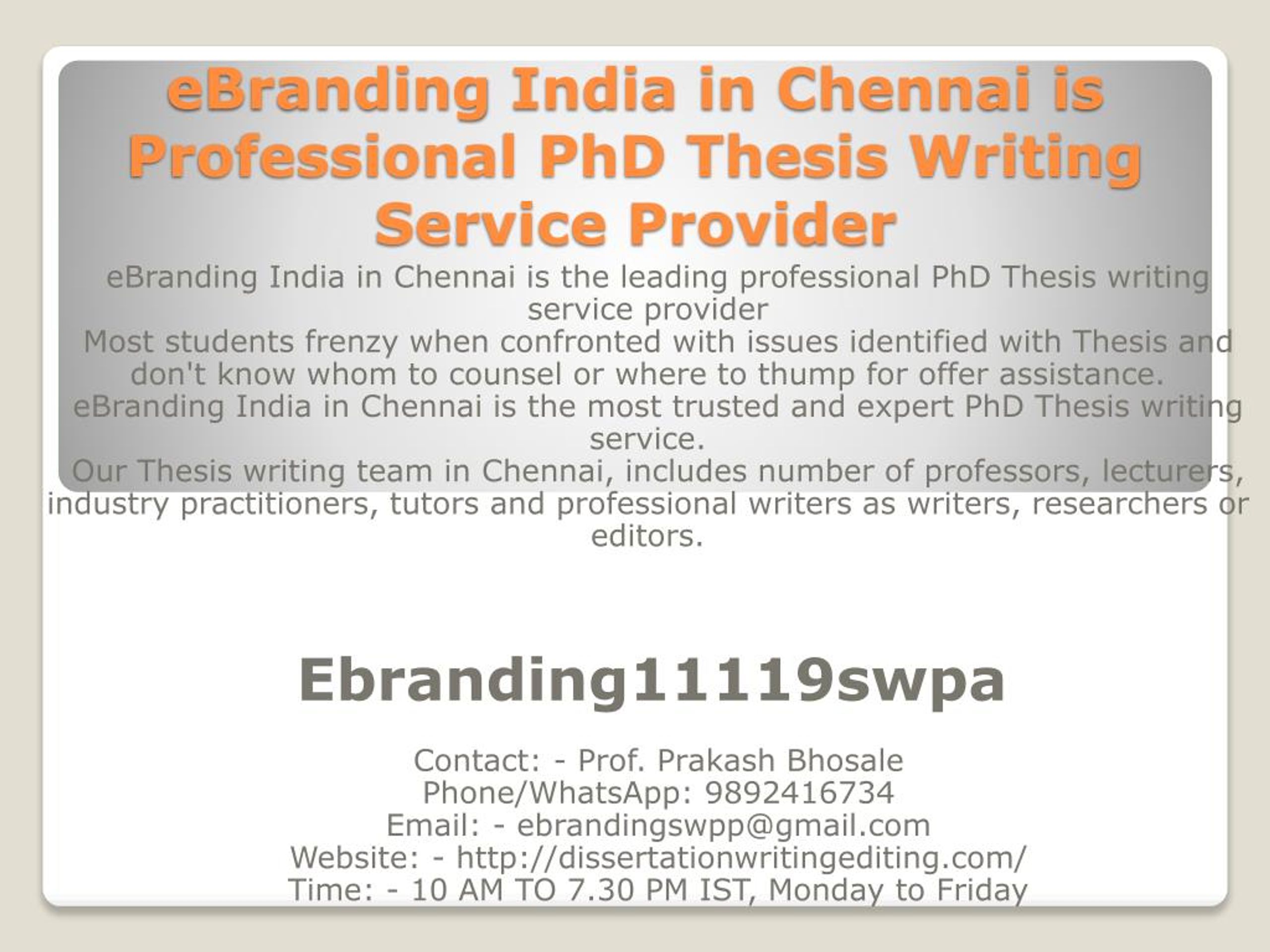 Technical writing services chennai