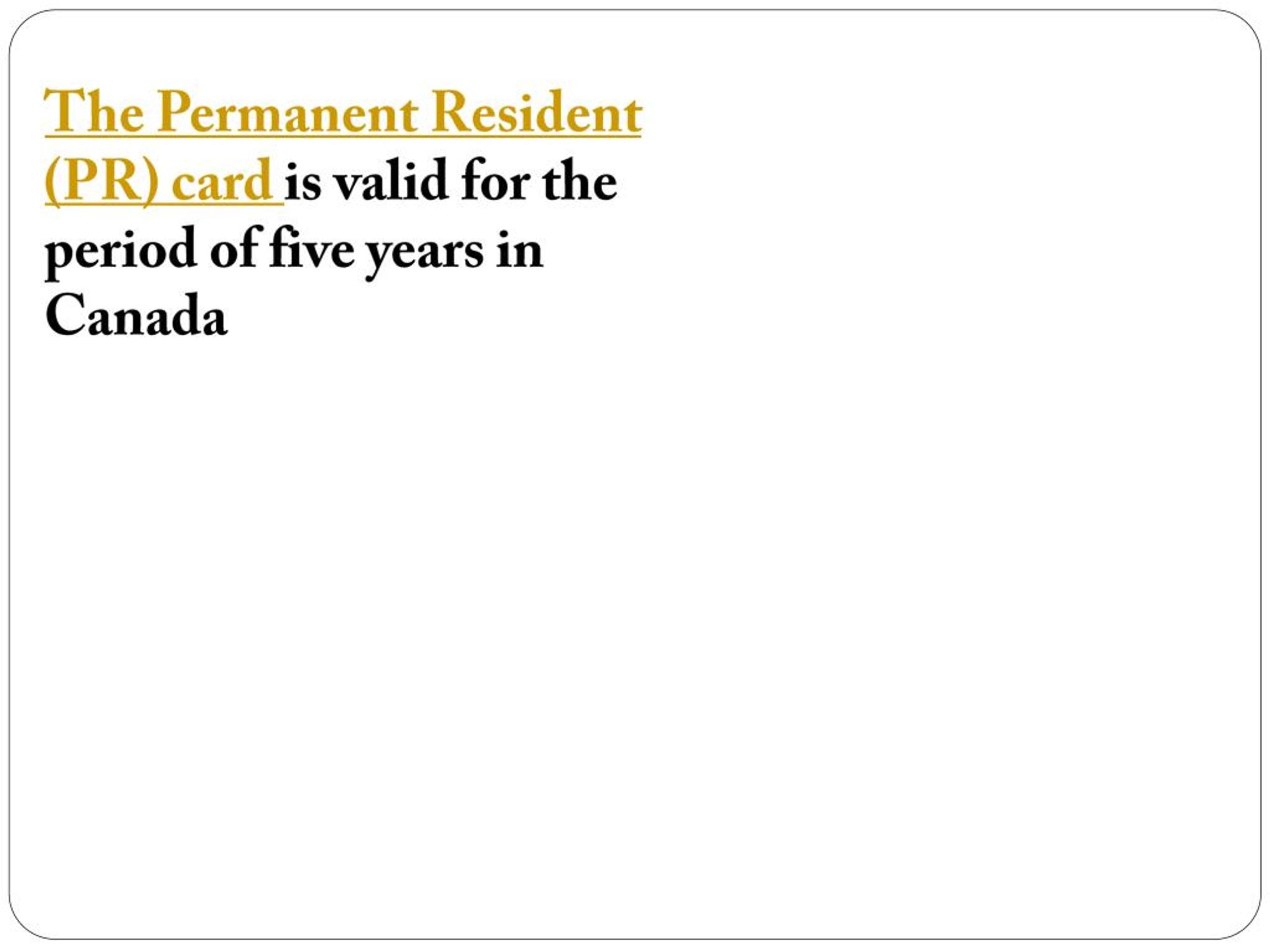 Ppt Renew Permanent Resident Card Canada Powerpoint Presentation Free Download Id7575009 6315