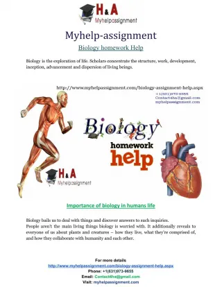 Biology answers for homework