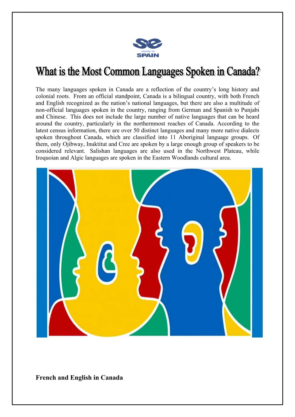 PPT - What is the most common languages spoken in canada? PowerPoint ...