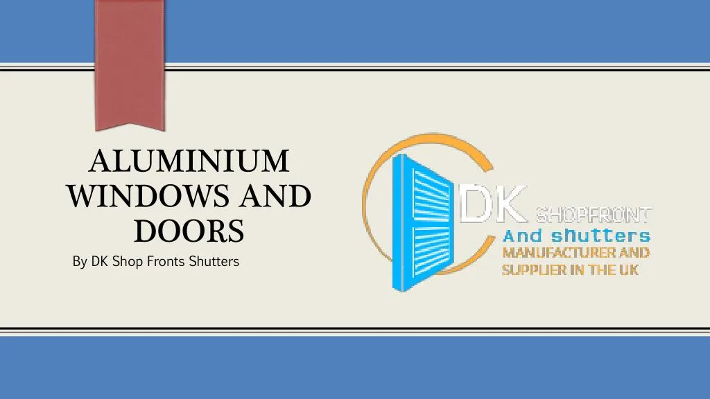 PPT - Aluminium Windows And Doors PowerPoint Presentation, Free ...