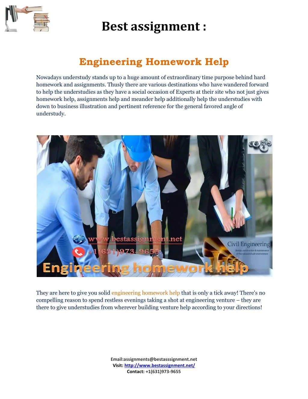 engineering homework format