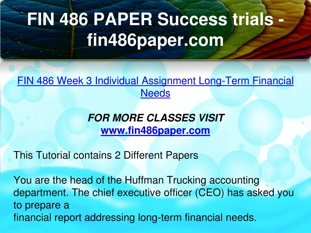 long term financial huffman trucking long term financial huffman trucking