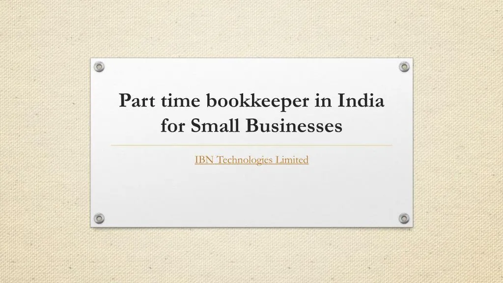 part time bookkeeper from home