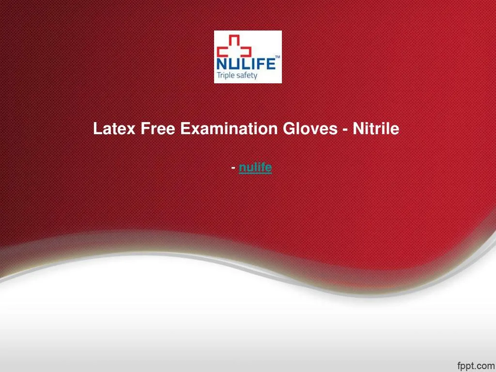 latex free examination gloves nitrile n.