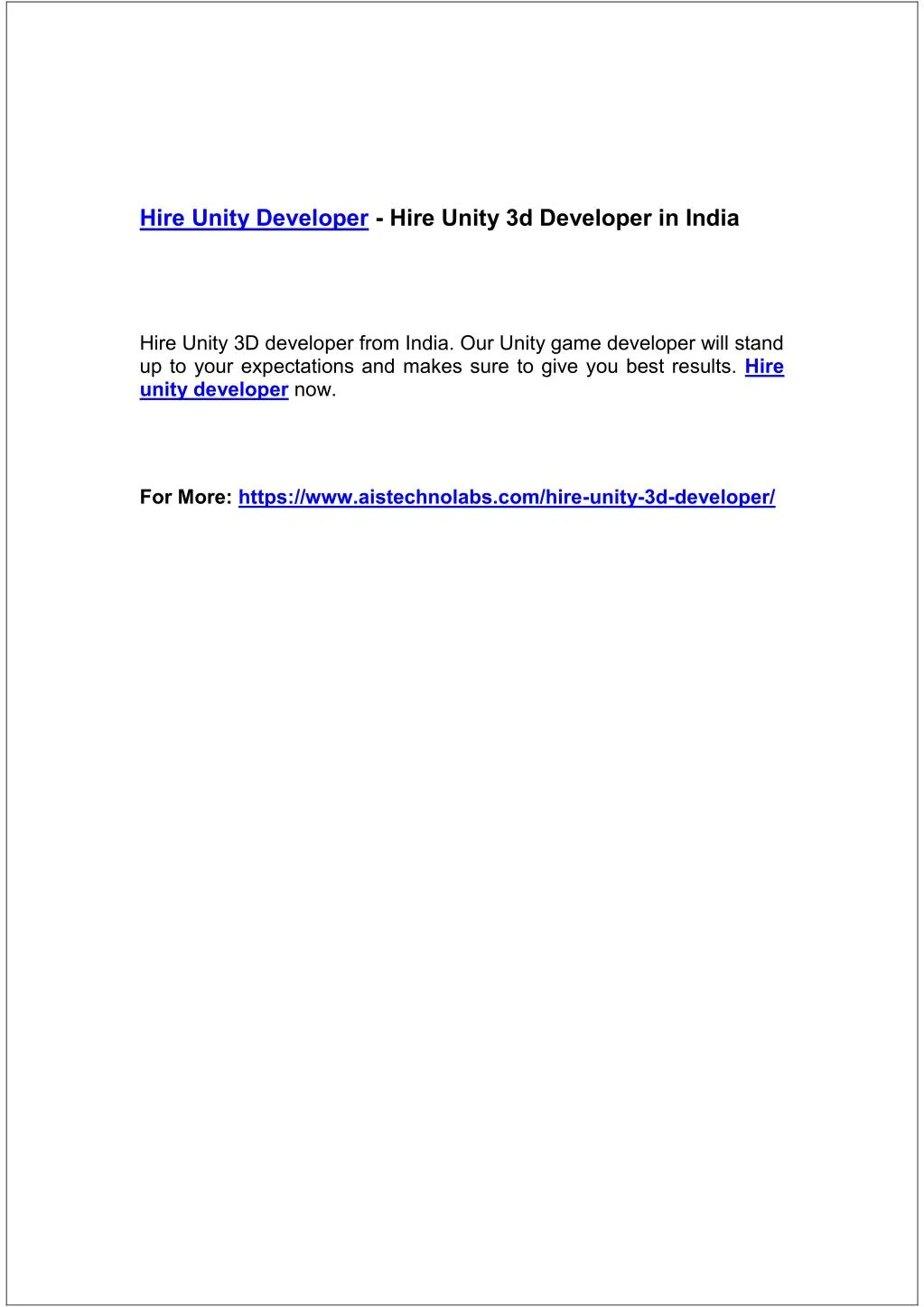 hire unity developer hire unity 3d developer n.