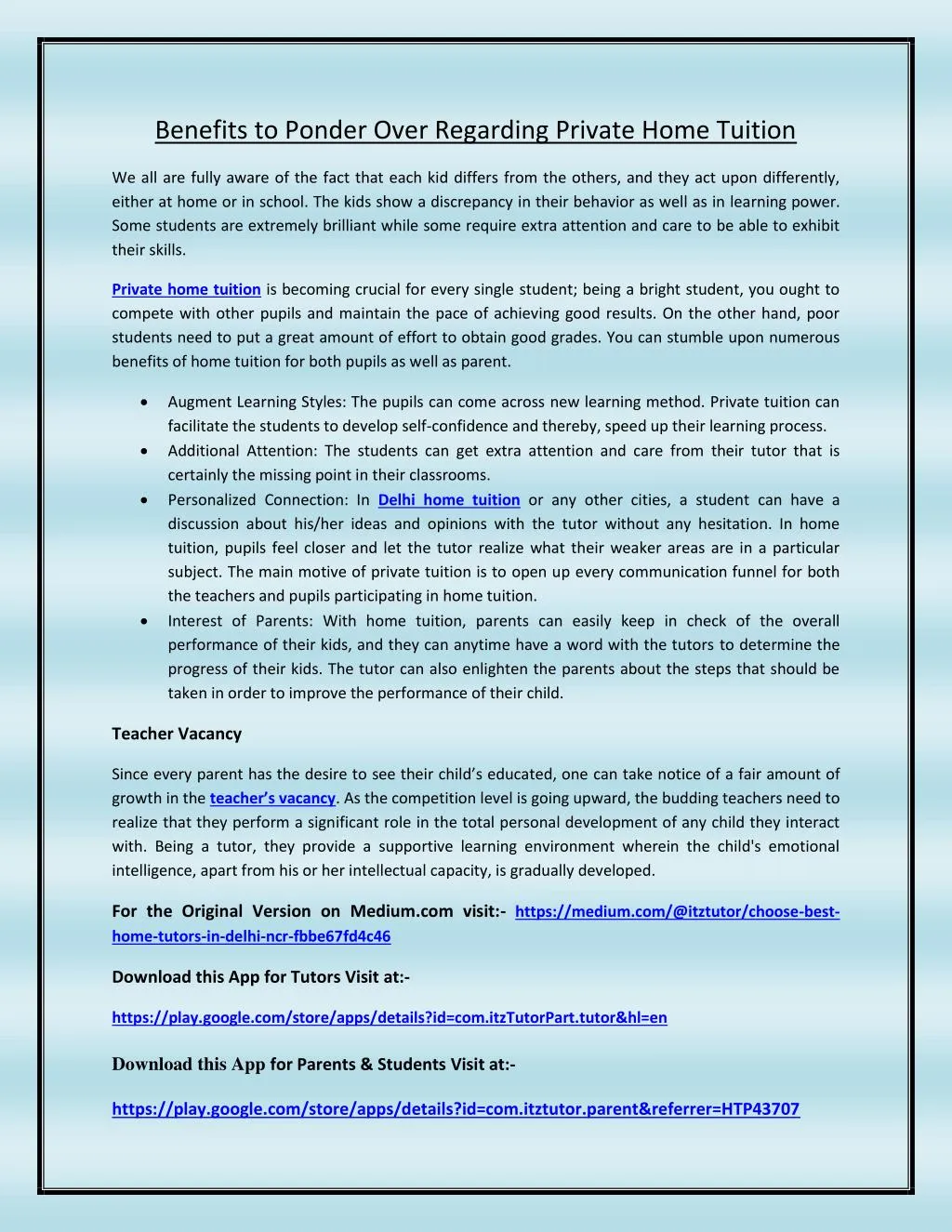 benefits to ponder over regarding private home n.