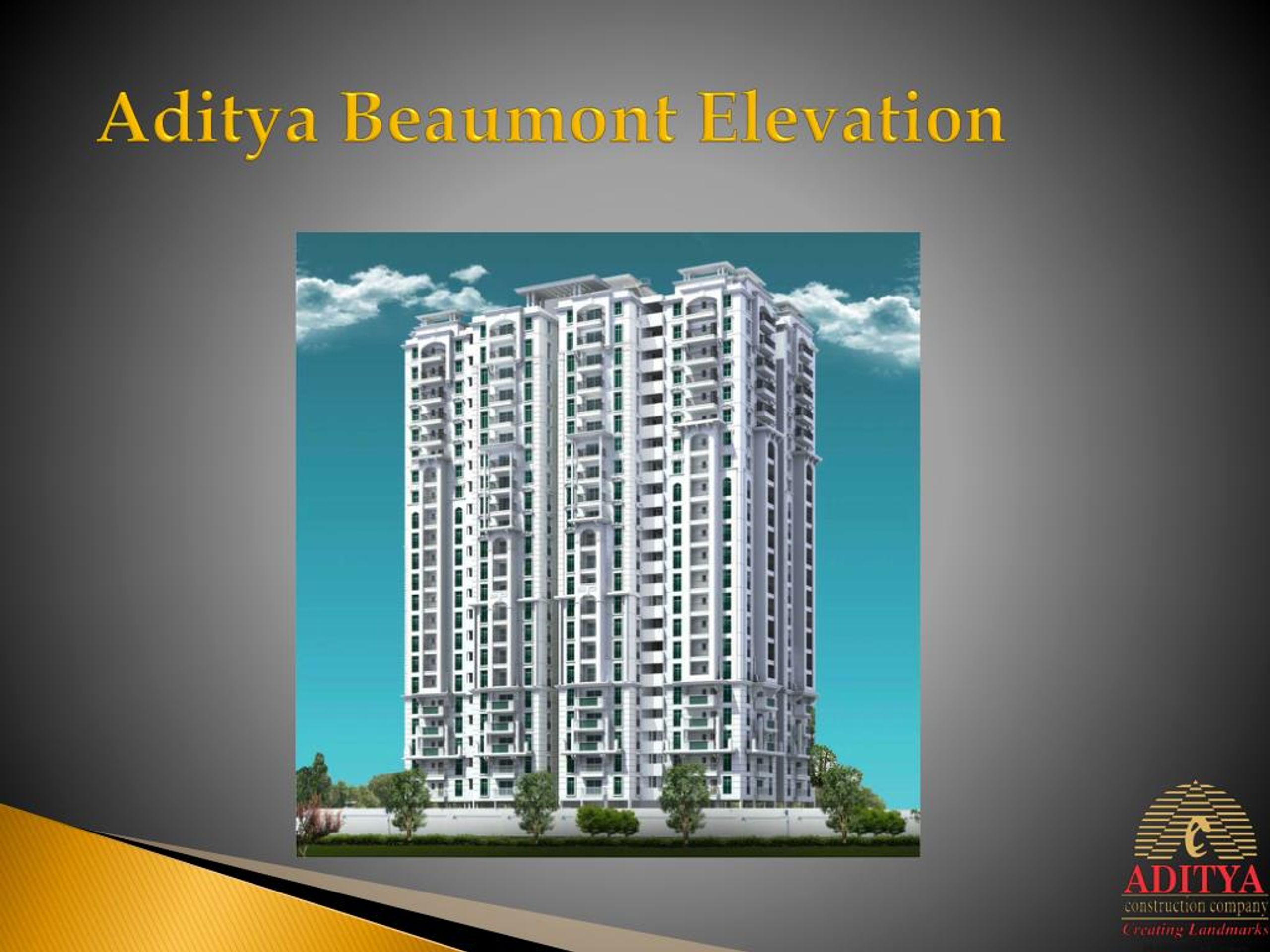 PPT 1700 Sft Luxury Apartments at Aditya Beaumont By Aditya