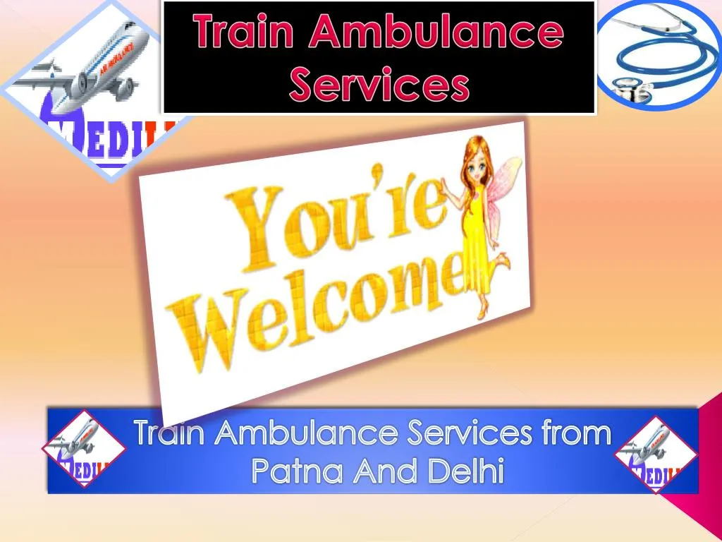 train ambulance services n.
