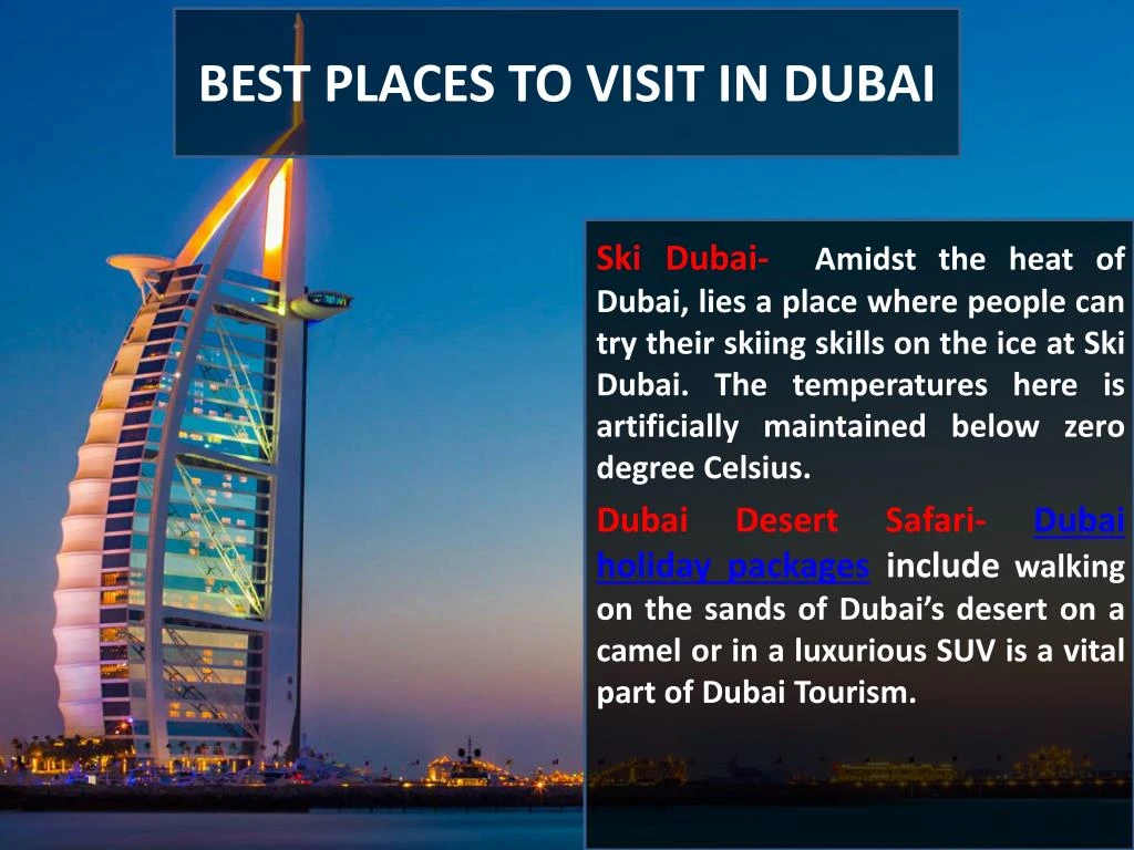 PPT - Dubai Tourism PowerPoint Presentation - ID:7579261