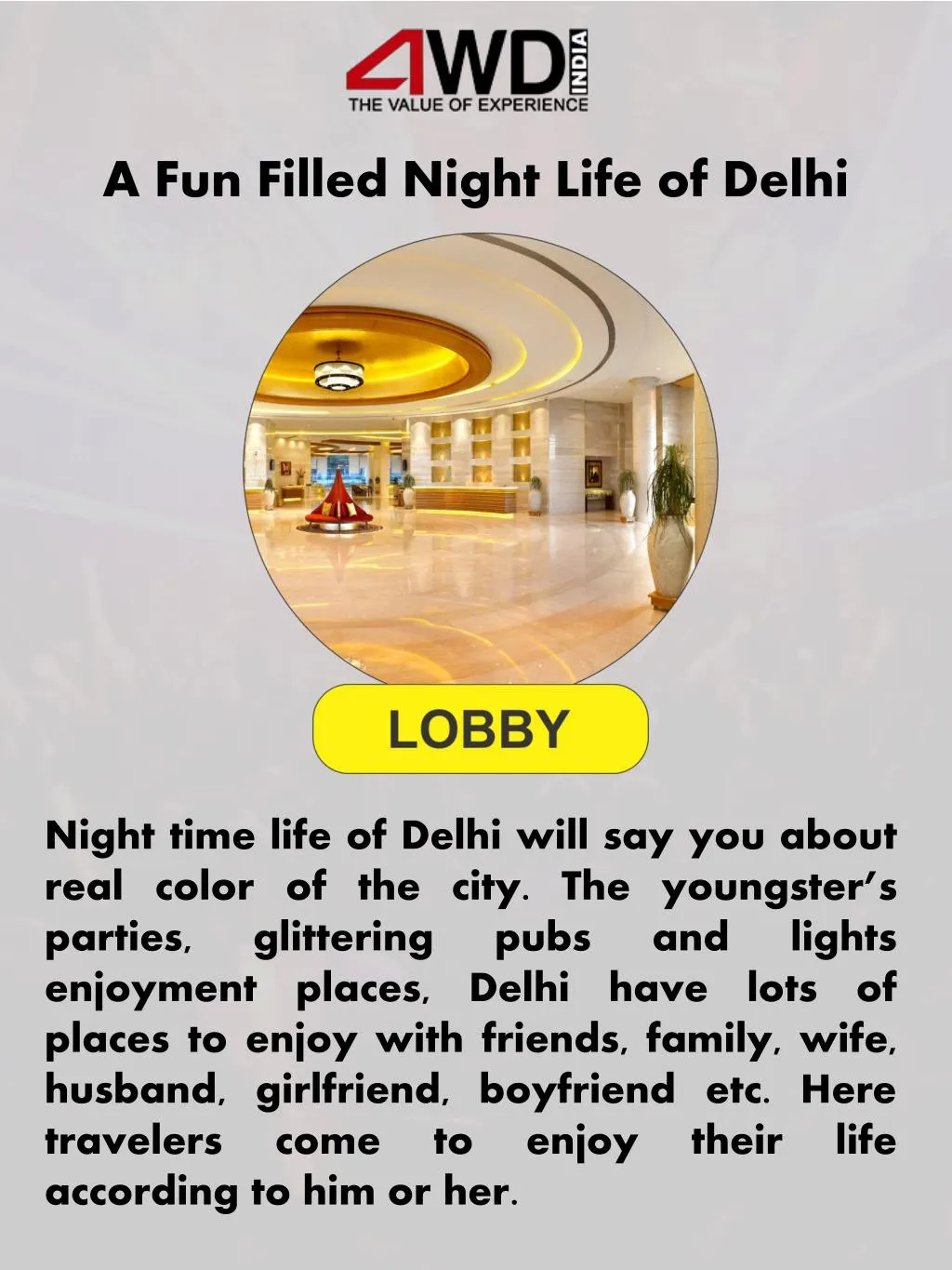 a fun filled night life of delhi n.