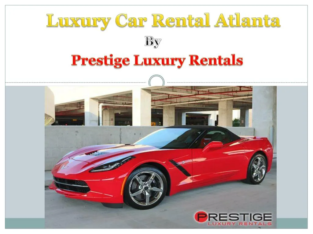 Luxury Car Rentals Atlanta - Super Car: Milani Luxury Exotic Car