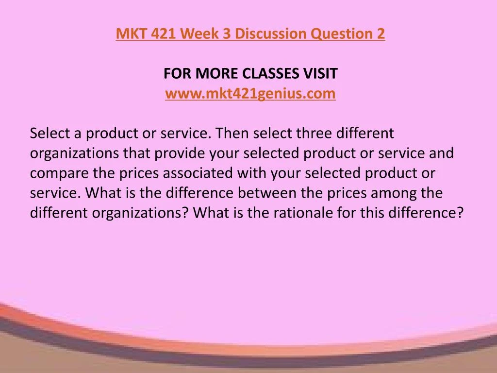 mkt 421 learning team marketing plan final paper and presentation Mkt 421 week 5 learning team marketing plan final paper and presentation integrating your previous learning team assignments into a final marketing plan. mkt 421 learning team marketing plan final paper and presentation Mkt 421 week 5 learning team marketing plan final paper and presentation integrating your previous learning team assignments into a final marketing plan.