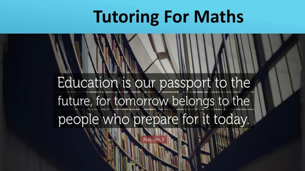 tutoring for maths n.