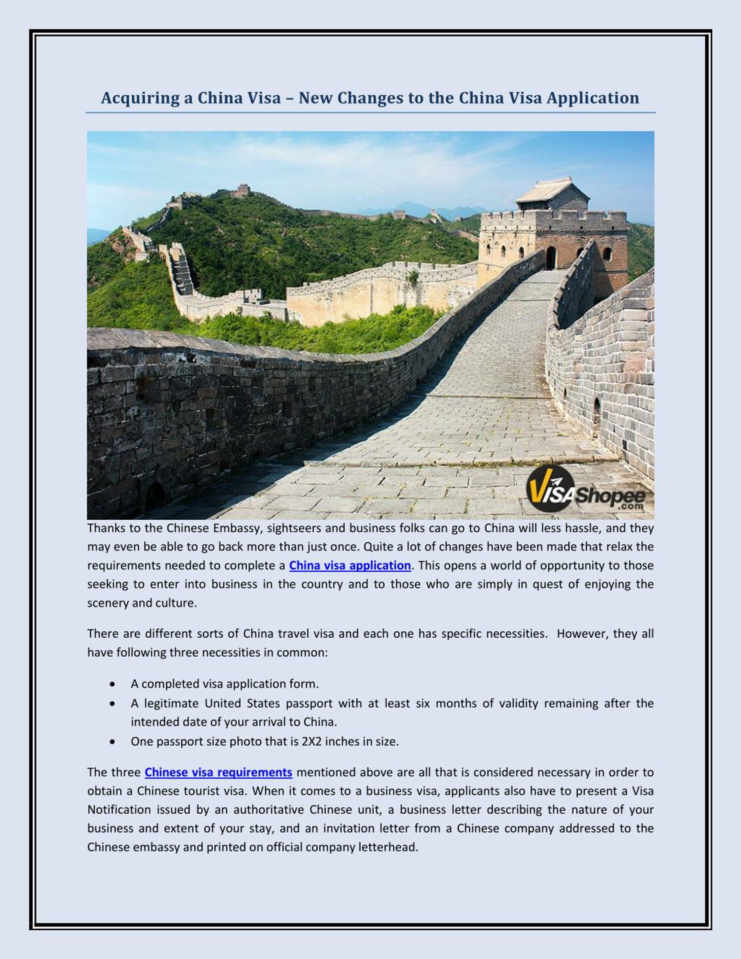 Ppt Acquiring A China Visa New Changes To The China Visa Application Powerpoint Presentation Id 7582741