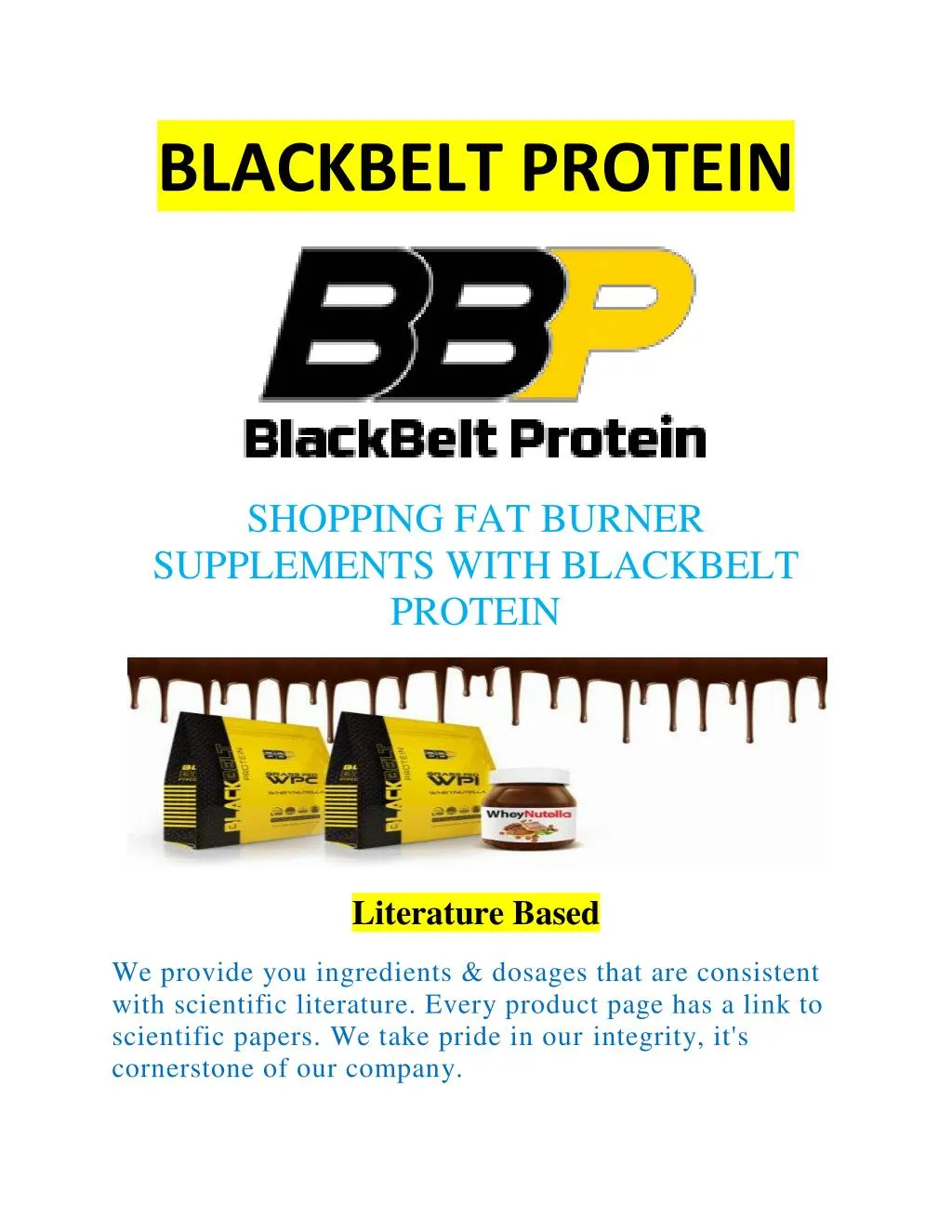 blackbelt protein n.