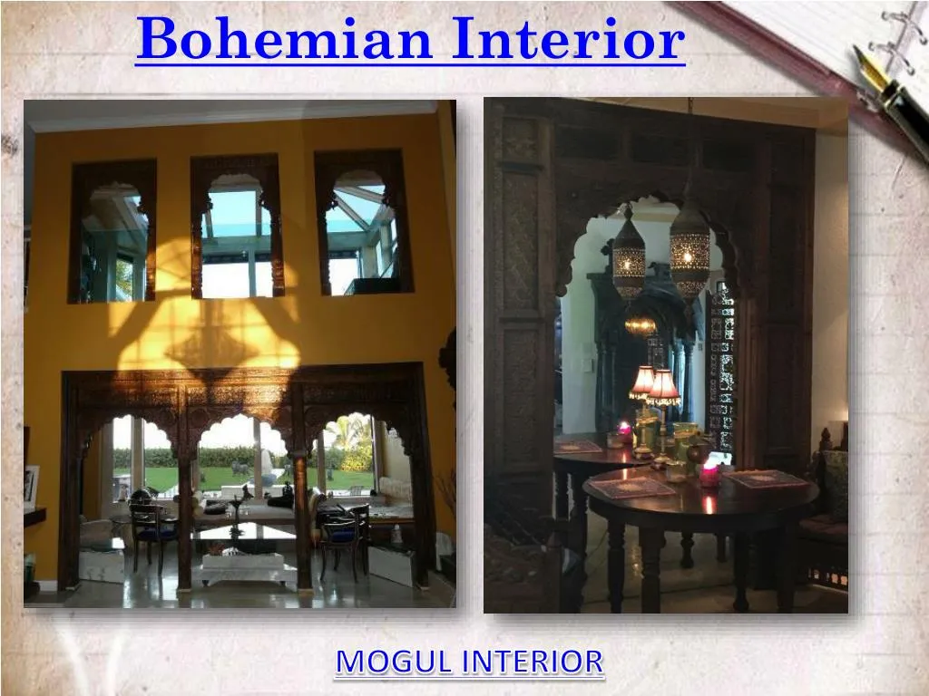 PPT Bohemian Interior PowerPoint Presentation Free Download ID 7583400