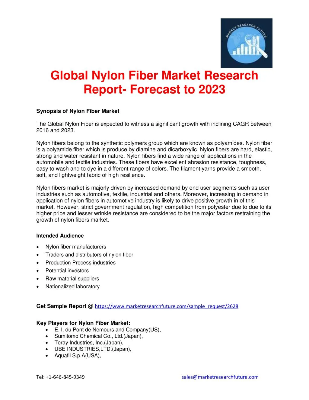 global nylon fiber market research report n.