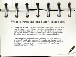 upload test speed