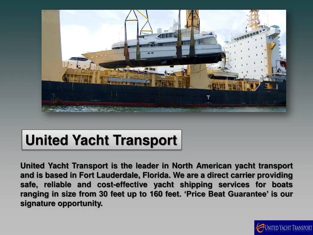 united yacht transport schedule