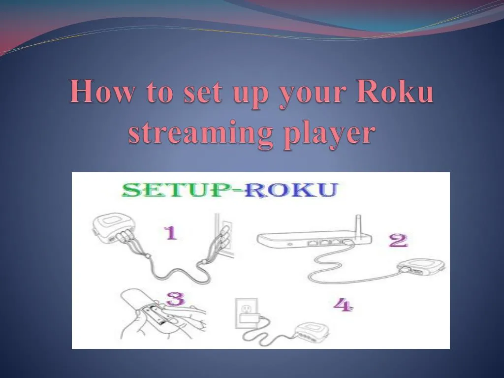 PPT How to set up your Roku streaming player PowerPoint Presentation