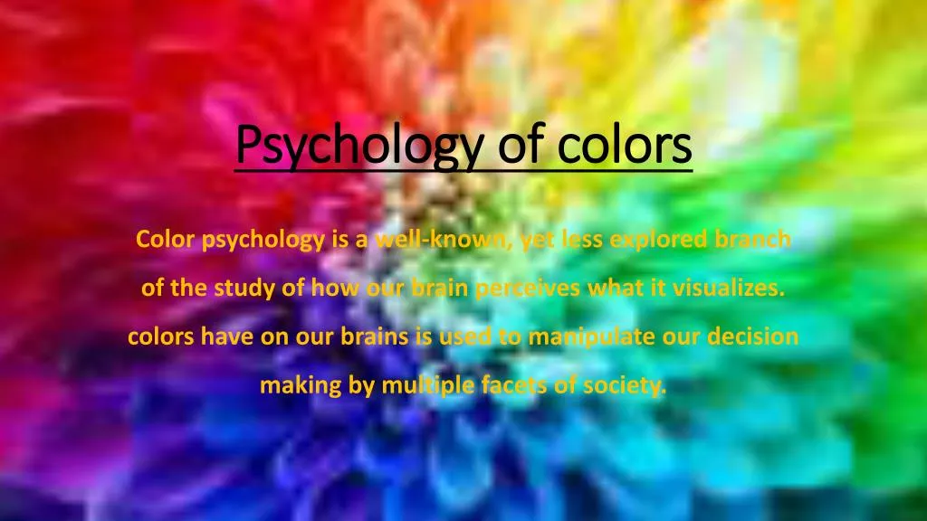 presentation about psychology of color