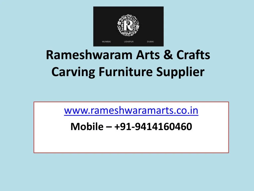 rameshwaram arts crafts carving furniture supplier n.