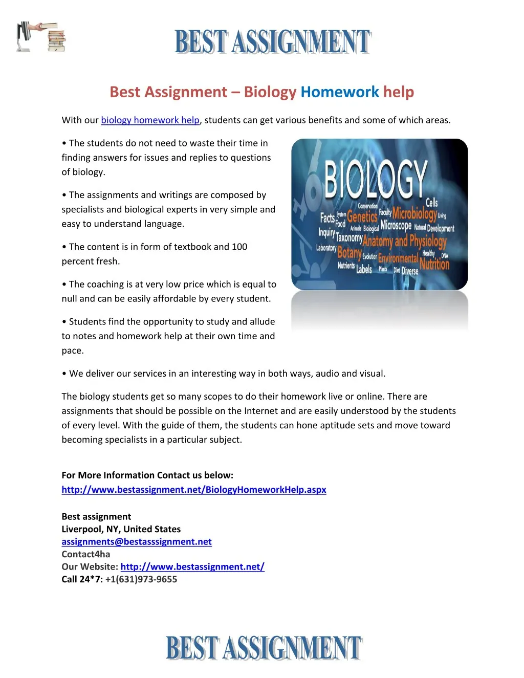homework help biology