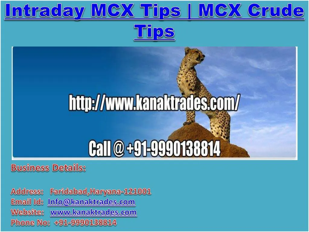intraday mcx tips mcx crude tips n.