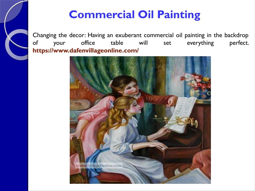 commercial oil painting n.