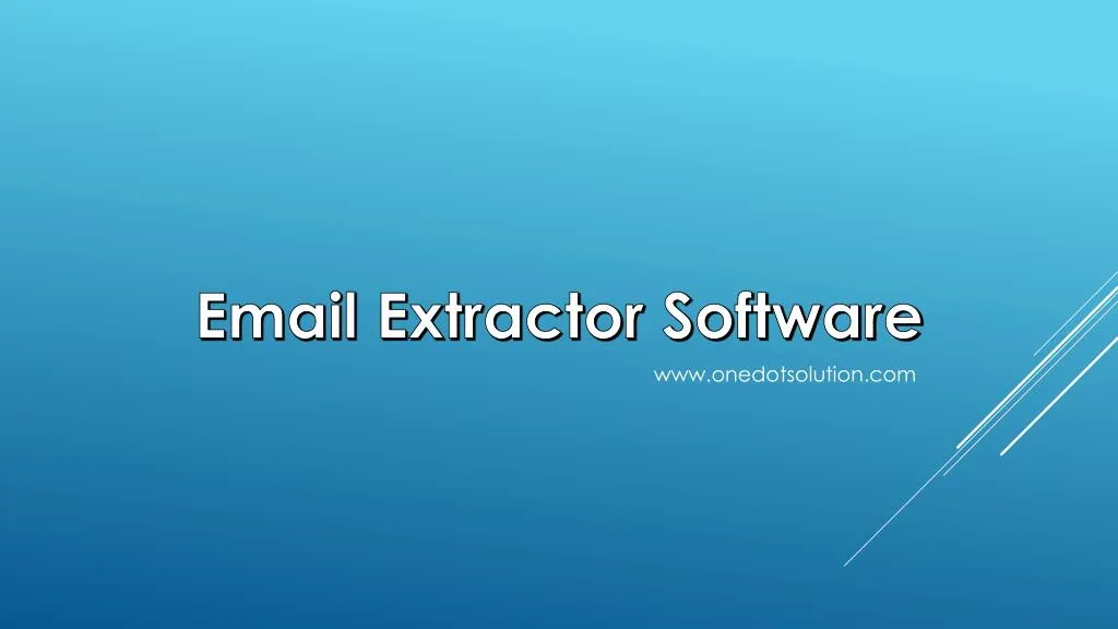 free email extractor software without trials
