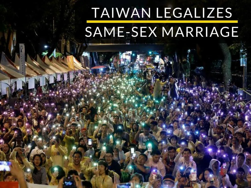 taiwan legalizes same sex marriage n.
