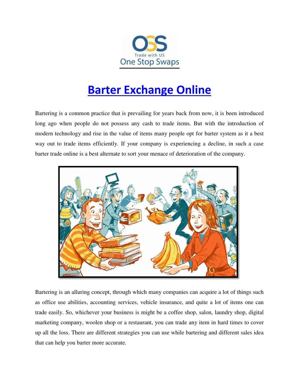 barter exchange online n.