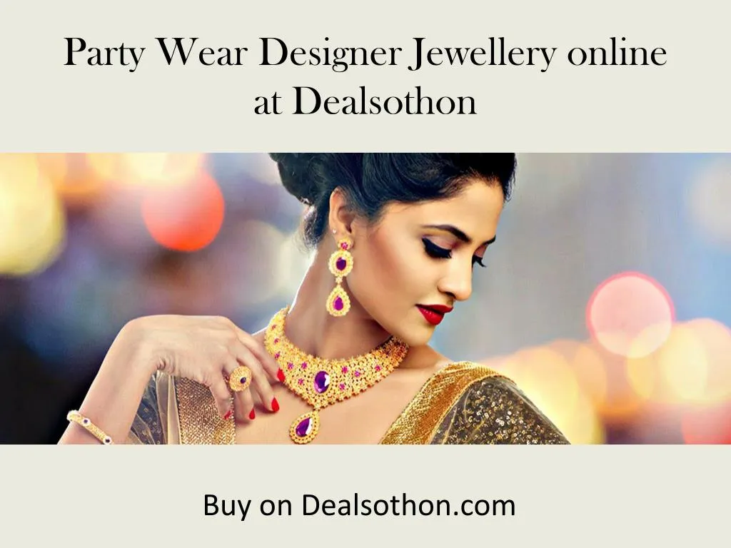 party wear designer jewellery online at dealsothon n.