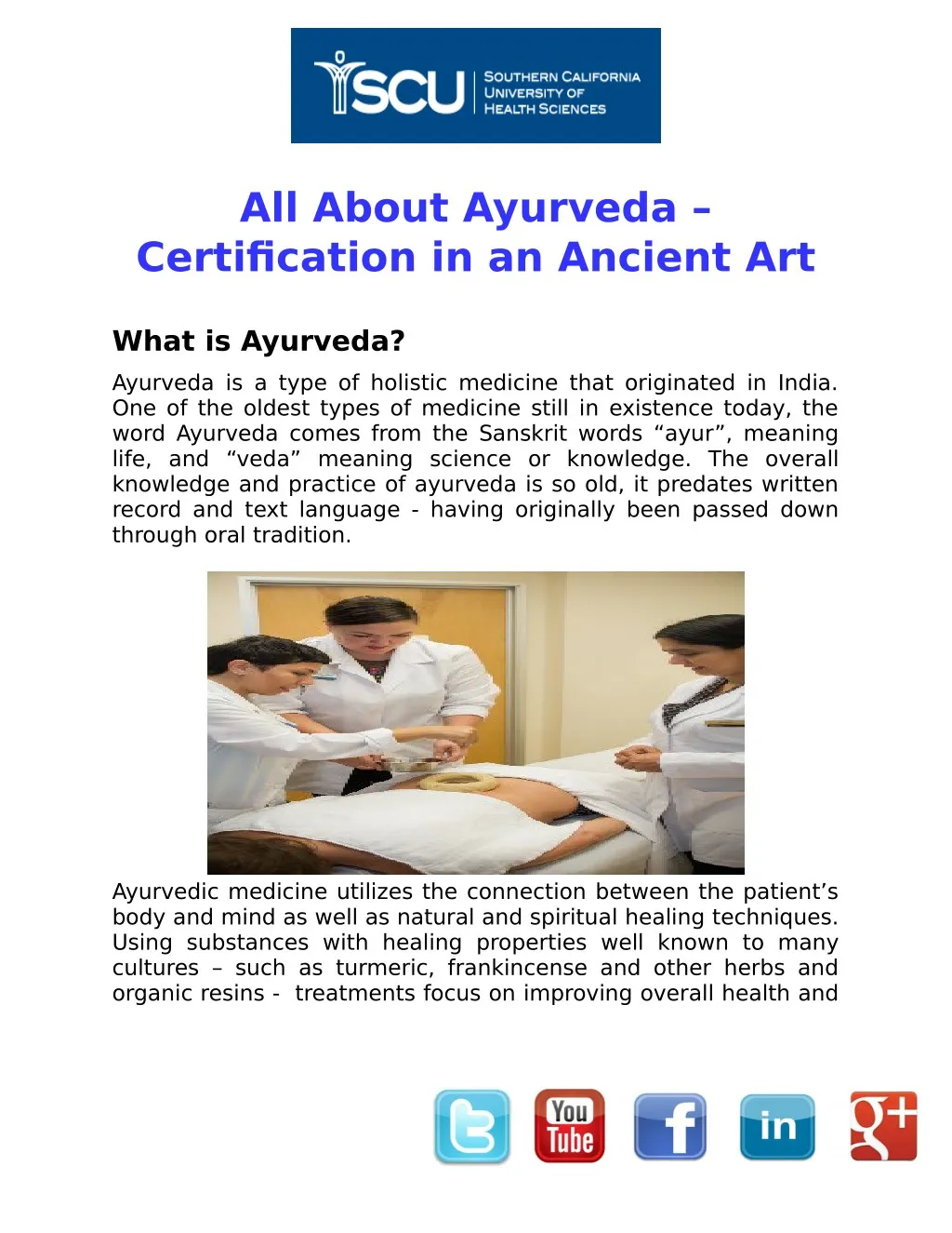 PPT All About Ayurveda Certification Programs PowerPoint Presentation