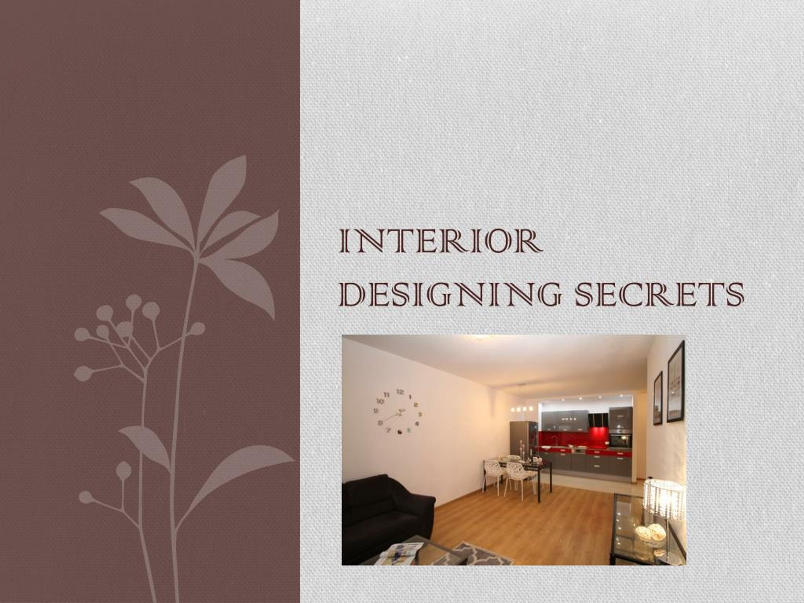 PPT - KEY TO INTERIOR DESIGNING PowerPoint Presentation, free download ...