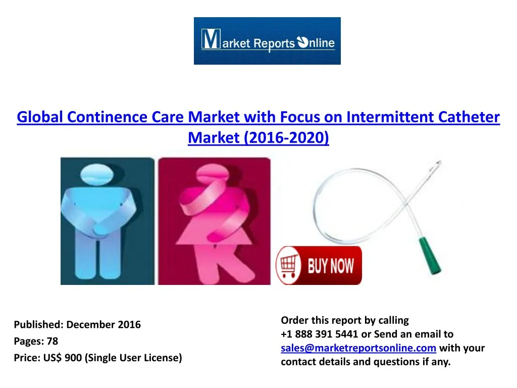 global continence care market with focus n.